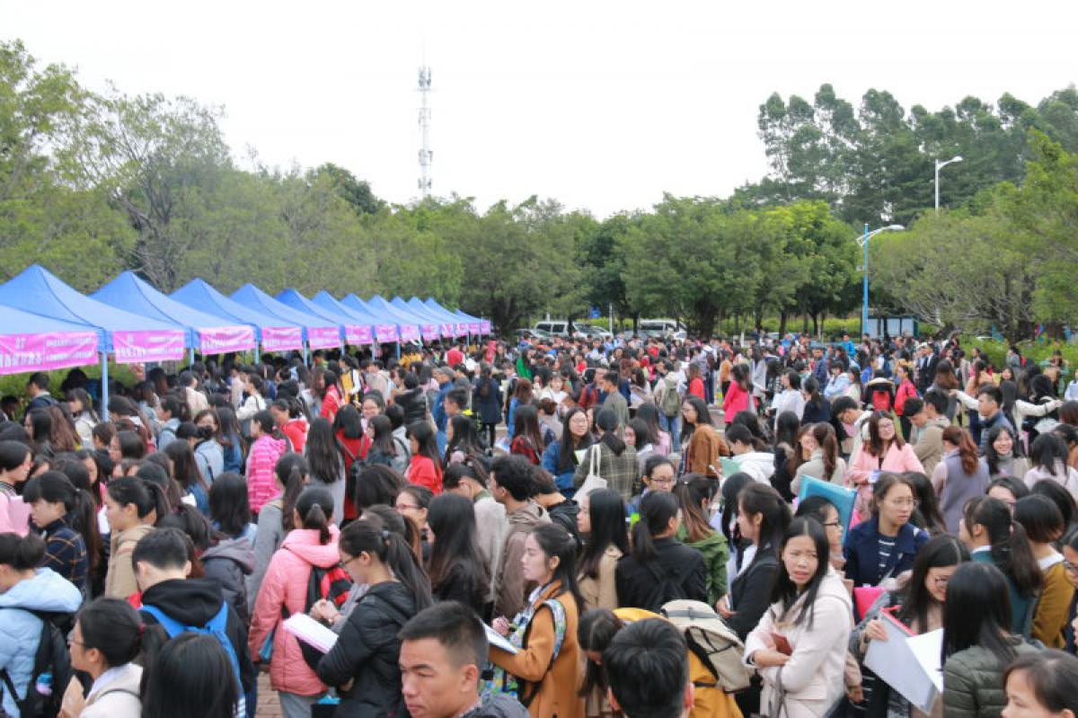 东莞市教育局首次在华师大学城校区举办专场招聘会